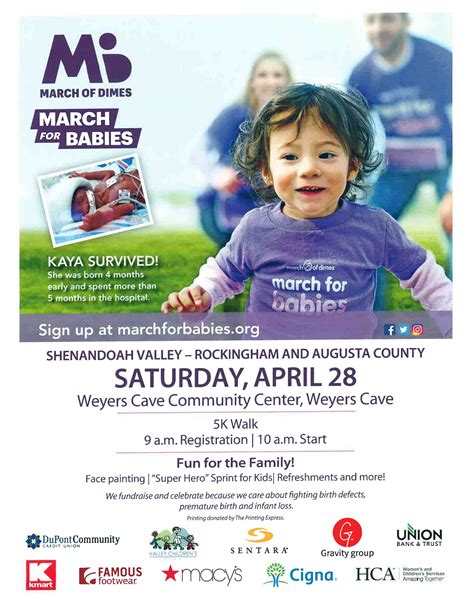 march of dimes walk dates