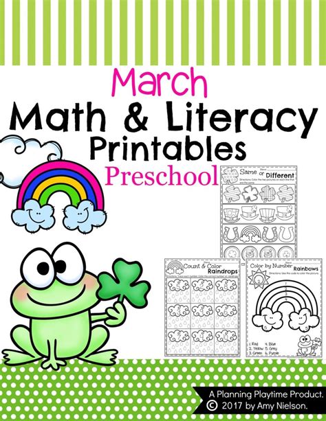 March Preschool Worksheets Planning Playtime Preschool Patterns Preschool Patterns Worksheets - Preschool Patterns Worksheets