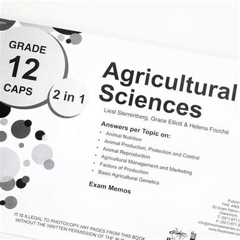 Read March 2014 Agricultural Sciences Paper1 Memo 