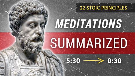 Marcus Aurelius Meditations Summary