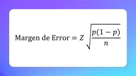 Margen De Error