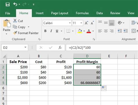 Margin Calculator Excel   How To Calculate Profit Margin In Excel Yodalearning - Margin Calculator Excel