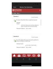 margin review question answers strayer