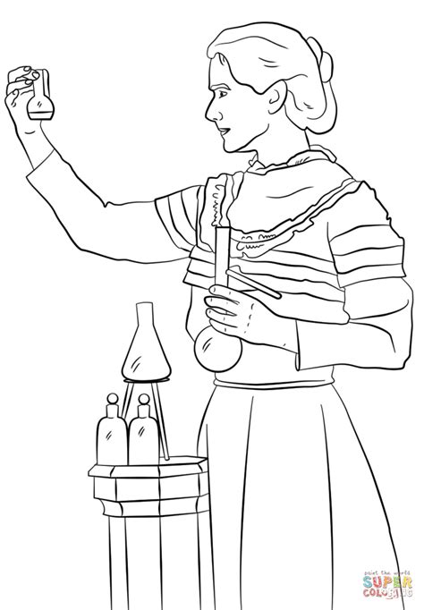 Marie Curie Coloring Page Woman Scientist Topcoloringpages Net Marie Curie Coloring Page - Marie Curie Coloring Page
