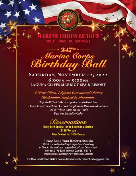 Marine Corps Birthday Ball Program Sample