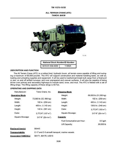 marine corps engineer equipment characteristics manual
