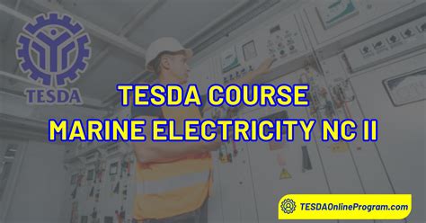 marine electrical tesda course