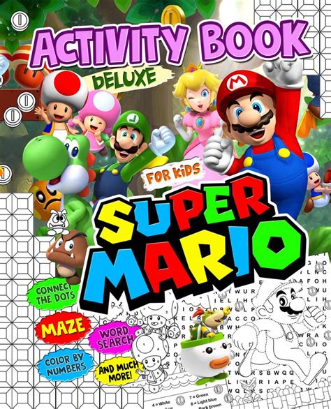 Mario Time Activity Book Super Mario Idioma Ingle