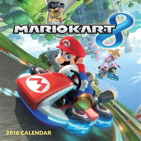 Full Download Mario Kart 2016 Wall Calendar 