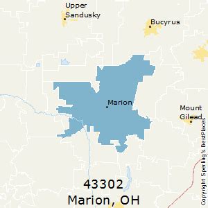 marion ohio zip code