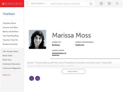 marissa moss biography