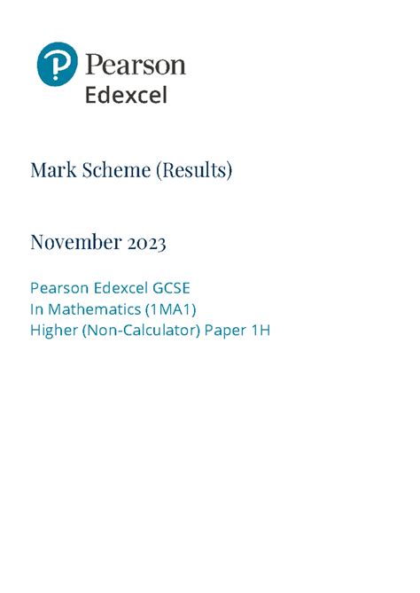 mark scheme mathematics thursday 28 february 2013