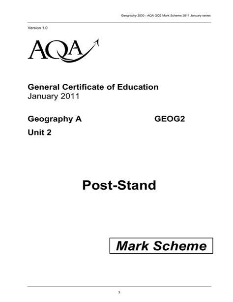 mark scheme unit a161 02 ocr