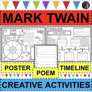 mark twain biography timeline activities