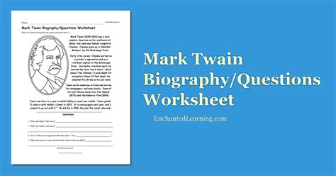 mark twain biography video questions to miracles