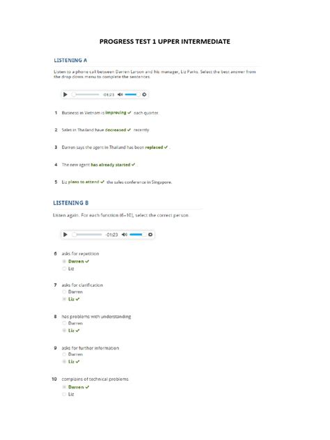 Market Leader Progress Test Bing
