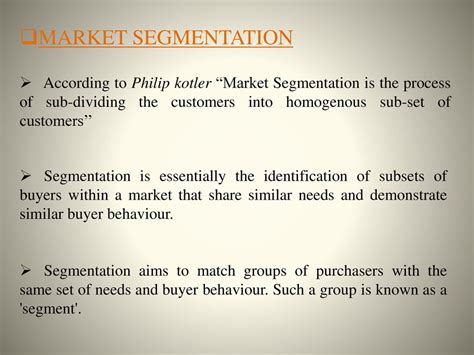market segmentation process by philip kotler biography