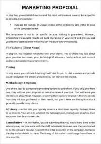 Marketing Proposal Sample