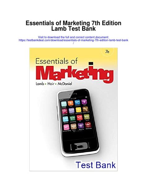 Full Download Marketing 7Th Edition Lamb 