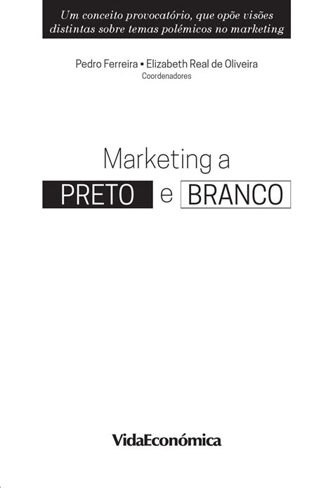 Full Download Marketing A Preto E Branco By Pedro Ferreira 