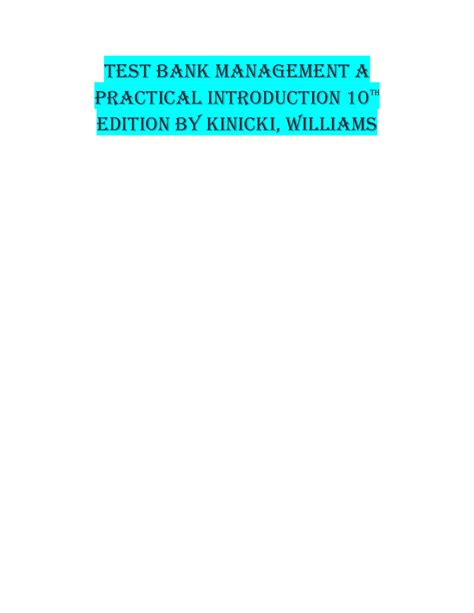 Download Marketing An Introduction 10Th Edition Test Bank Free 