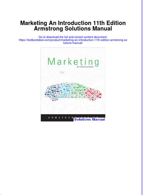 Full Download Marketing An Introduction 11Th Edition Online 