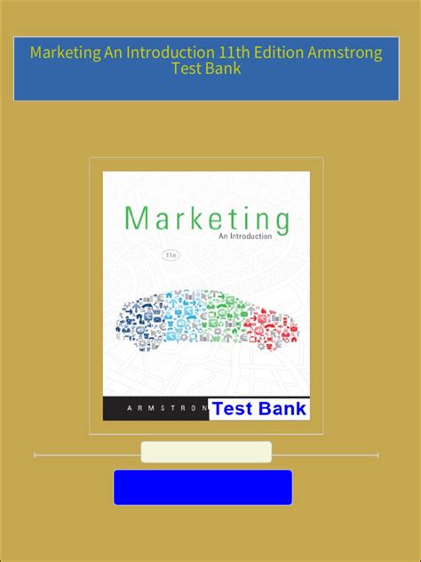 Full Download Marketing An Introduction 11Th Edition Quizzes 