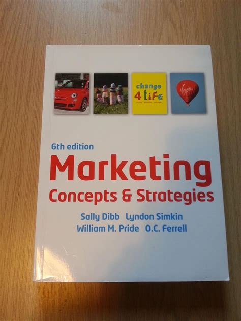 Read Marketing Concepts And Strategies Dibb 6Th Edition 