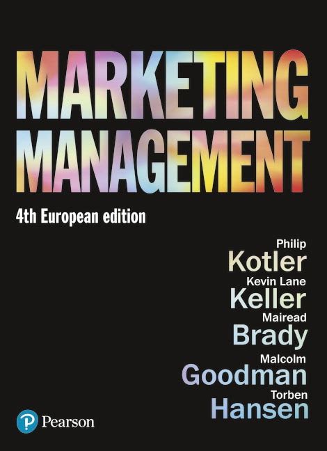 Read Online Marketing Management First European Edition 