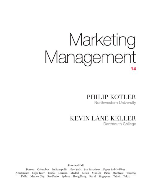 Full Download Marketing Management Kotler 14Th Edition Slides 