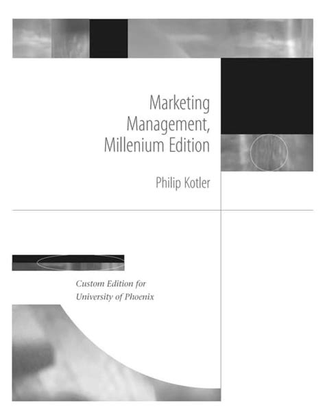 Read Marketing Management Millenium Edition Perspectiva Int 