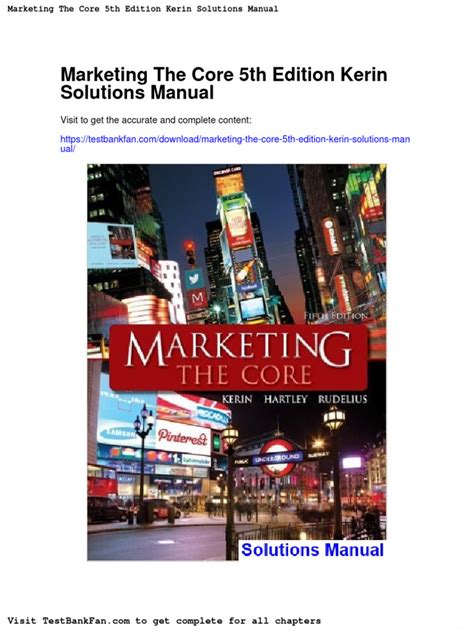 Download Marketing The Core 5Th Edition Multiple Questions 