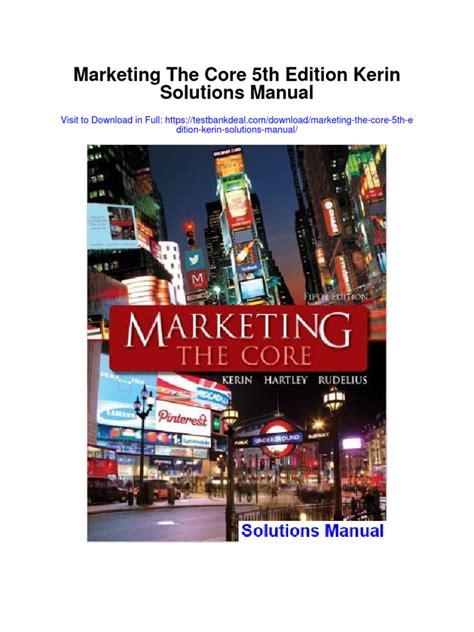 Download Marketing The Core 5Th Edition Multiple Questions 