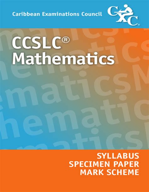 Download Marking Scheme Paper Maths Sysllabus 