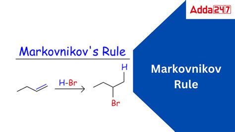 Markovnikov Rule Class 11
