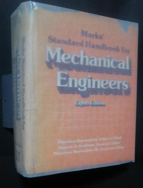 Read Marks Standard Handbook For Mechanical Engineers 8Th Edition 