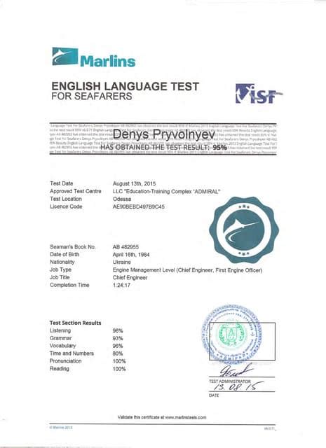 Marlin Test Pdf