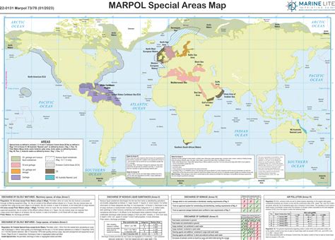 Marpol Special Areas Map