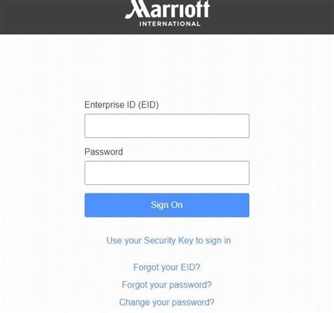 Marriott Enterprise Id