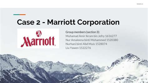 Marriott Harvard Case Study Solution Atyourore