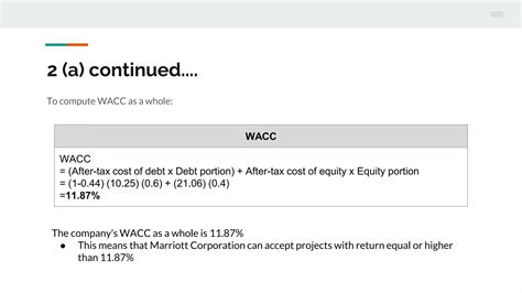 Read Marriott Wacc Case Solution 