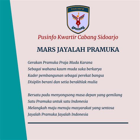 mars pramuka | Mars Sma Budhi Warman 1 NhacCuaTui