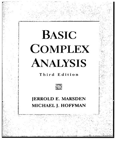 Full Download Marsden Complex Analysis Pdf 