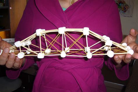 Marshmallow Toothpick Bridge