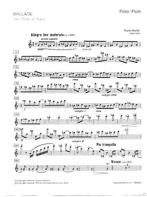 Martin Ballade Flute