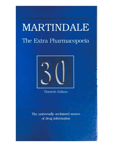 Read Online Martindale The Extra Pharmacopoeia Latest Edition 