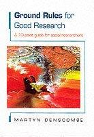 martyn denscombe ground rules for social research