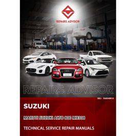maruti alto workshop manual