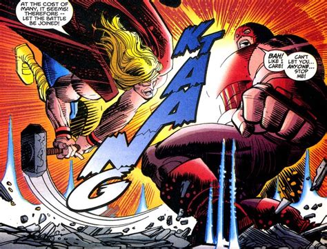 Marvel Thor Vs Juggernaut