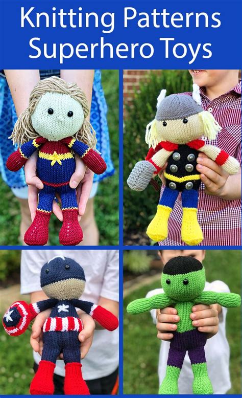 Download Marvel Characters Knitting Patterns 
